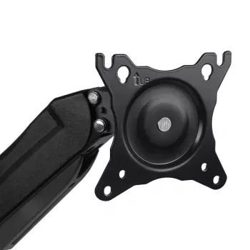 Monitor mount MACLEAN MC-860 desk mount for 27 inch (68.6 cm) screens, VESA 75x75–100x100, max load 8 kg, Must