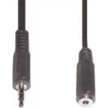 Helikaabel 3,5 mm e+p B 125/5 5 m Must