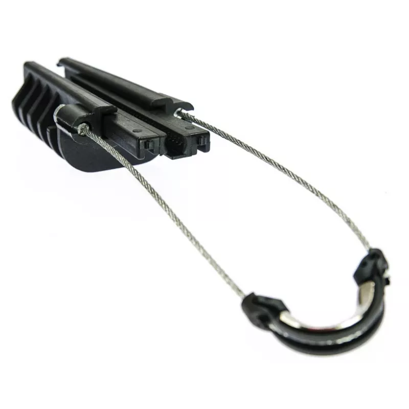 Kaabliklamber Extralink EX.2527, must, ABS ja metall, max kimbu Ø 1,2 cm, 1 tk