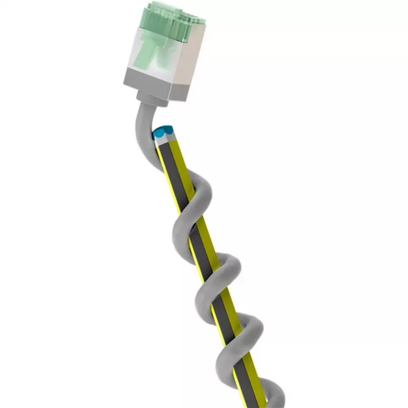 Goobay 74346 RJ-45 Cat8.1 võrgukaabel 1 m hall