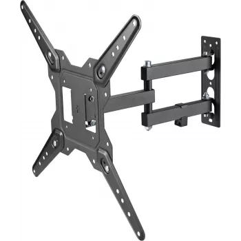 Vision VFM-WA4X4/3 - kinnituskomplekt (seinaõlg) - kahe liigendõlaga - LCD-Display jaoks - külmvaltsitud teras - Must - Ekraani suurus: 94-152,4 cm (37-60)