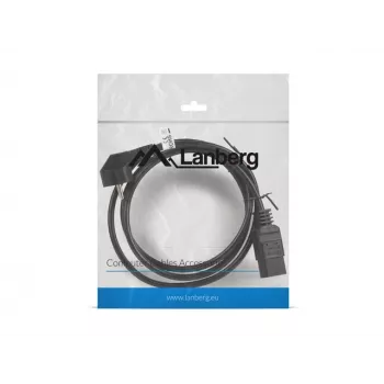 Toitekaabel CEE 7/7 - IEC 320 C19 16A VDE 1,8M must