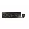 CHERRY DW 9100 SLIM klaviatuur Hiir kaasas Universaalne RF Traadita + Bluetooth Nordic Must