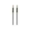 Gembird kaabel CCAP-444-0.75M (Mini Jack M - Mini Jack M, 0,75 m, must) helikaabel 3,5 mm must (CCAP-444-0.75M)