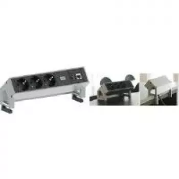 Pikenduspesa Bachmann 3x Schuko 1x CAT6 1x USB3.0 1,5 m