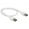 USB-kaabel USB 2.0 DeLOCK 85192 0,5m Valge