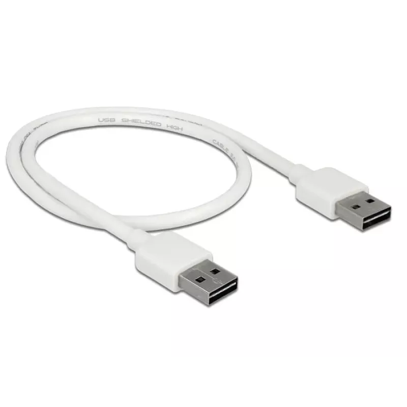 USB-kaabel USB 2.0 DeLOCK 85192 0,5m Valge