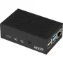 Alumiiniumkorpus Raspberry Pi 4 B jaoks, JYT, mudel RB-AlucaseP4+01B, must viimistlus