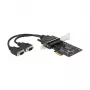 DeLOCK PCI Express x1 kaart 2-le jadapordile RS-422/485