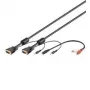 Wentronic SVGA helikaabel - 3 m - VGA (D-Sub) - VGA (D-Sub) - Must - Heli 3,5 mm (93969)
