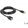 USB-kaabel DeLOCK USB2.0-B 2m USB B must