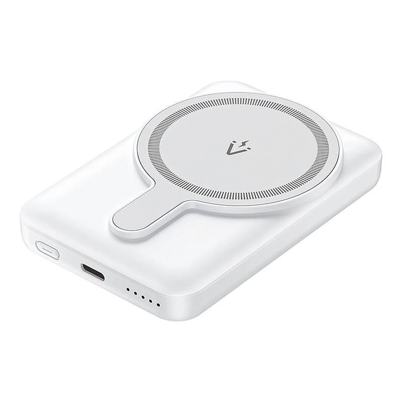 Akupank Vention FHSW0 5000 mAh Juhtmevaba laadimine 3 A USB-C Valge
