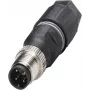 Phoenix Contact 1641785 juhtmepistik M12 must - roostevaba teras (1641785)