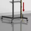 Maclean mobiilne TV alus/kärul, kaamerariiuliga, ratastel, 37-70, max koormus 45kg/5kg riiul, max VESA 600x400, MC-113 B