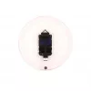 NeXtime klok 2615ro Focus, Ø25 cm, seinale, valge/punane