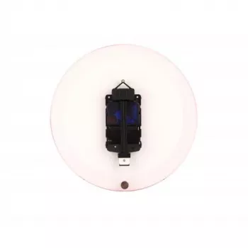 NeXtime klok 2615ro Focus, Ø25 cm, seinale, valge/punane