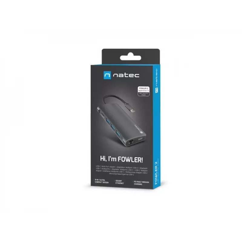 Dokkimisjaam NATEC NMP-2162 USB 3.2 Gen 1 USB-C Hall Juhtmega