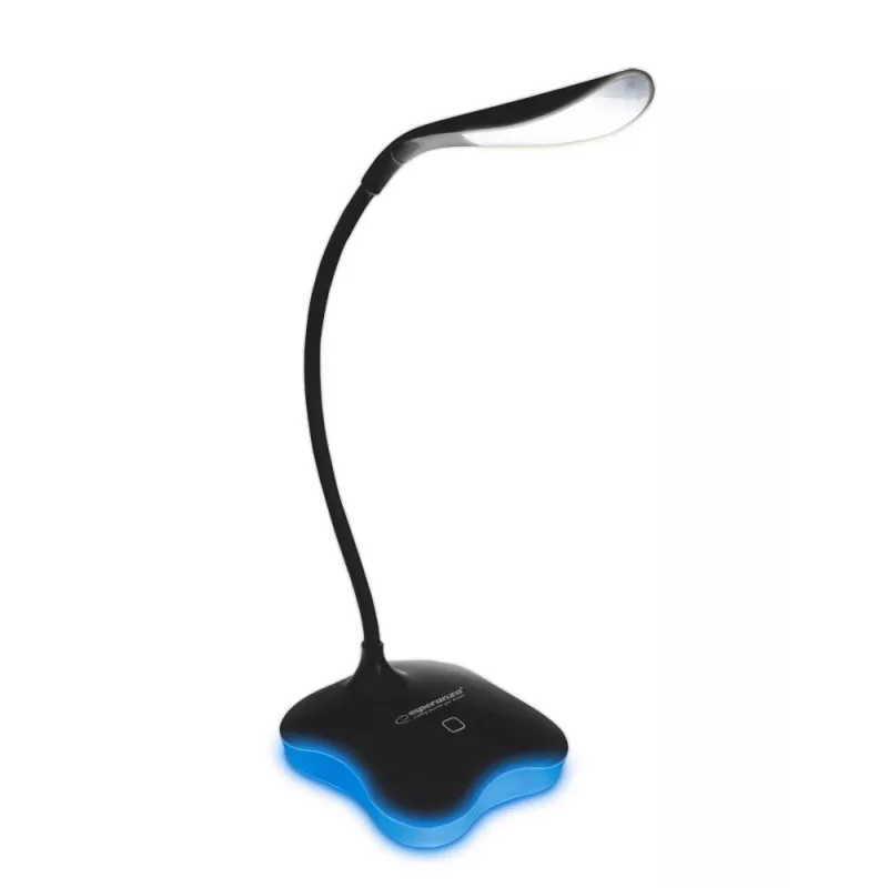 Lauavalgusti ESPERANZA ELD105K MIMOSA — LED-lauavalgusti öövalgusega, must