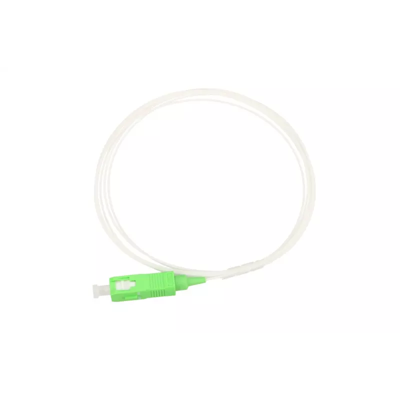 Pigtail SC/APC Single-mode Extralink G.657.A1 900µm FTTH 1.5m, Easy strip, valge