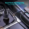 Autolaadija Tellur FCC10 38W 6A PD20W QC3.0 — USB-C ja USB-A sõiduki toiteadapter
