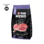 Kuiv koeratoit Pan Miesko Vasika ja lambaga Senior Crunchy M 9 kg — täisväärtuslik toit vanematele keskmist tõugu koertele, 23% valku, 15% rasva