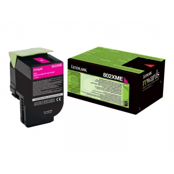 Toner Lexmark Cartridge 802XME magenta 3000 lehekülge