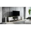 Cama TV stand LOTTA 160 2D2K Valge/sonoma