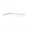Seinale kinnitatav riiul Leifheit Telegant 30 Protect Valge, laius 720 mm, sügavus 370 mm, 3 m nöör