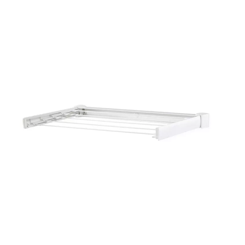 Seinale kinnitatav riiul Leifheit Telegant 30 Protect Valge, laius 720 mm, sügavus 370 mm, 3 m nöör
