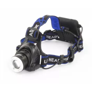 Pealamp ESPERANZA EOT005 — LED Cree T6, 3 W, 600 lm, AA x2, alumiiniumkorpus, veekindel, põrutuskindel, reguleeritav peapael