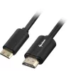 Adapterkaabel HDMI isane > mini HDMI isane (must, 1 meeter, HDMI 4K)
