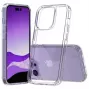TELEFONIÜMBRIS SCREENOR BUMPER iPhone 15 Pro jaoks, läbipaistev TPU, sobib 6,1 tolli