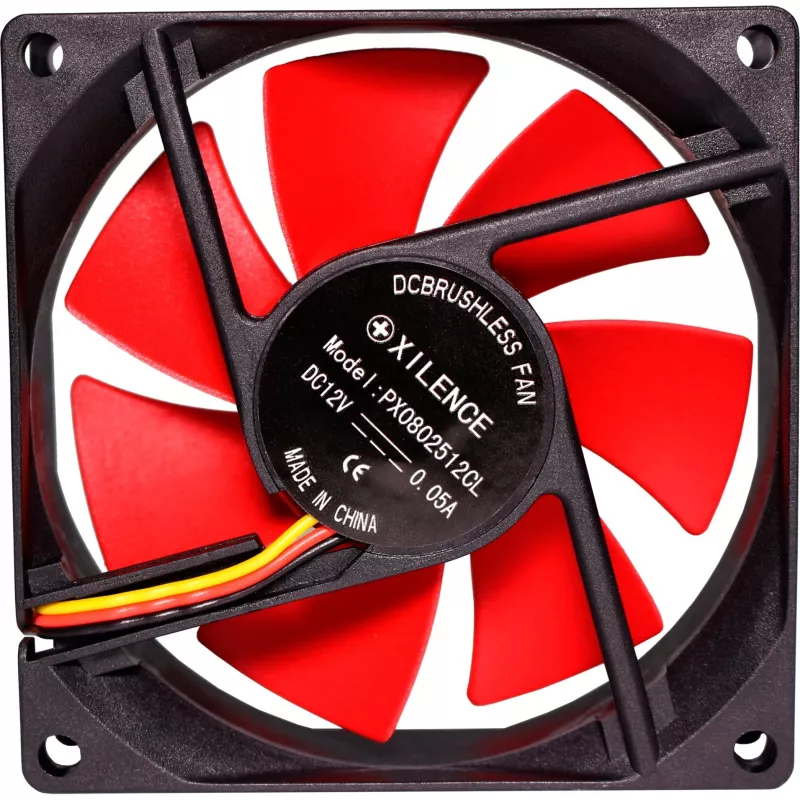 Xilence XF037 RedWing 80 mm korpuseventilaator
