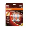 Halogeenesitulede pirn osram H7 NIGHT BREAKER 220 — kaksikpakend (mudel 64210NB220-2HB)