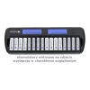 Akulaadija everActive NC-1600 — universaalne alalisvoolulaadija Li-Ion jaoks, toetab 16 elementi, ühilduvad suurused AA/AAA/C, must, AC 100–240V 50–60Hz
