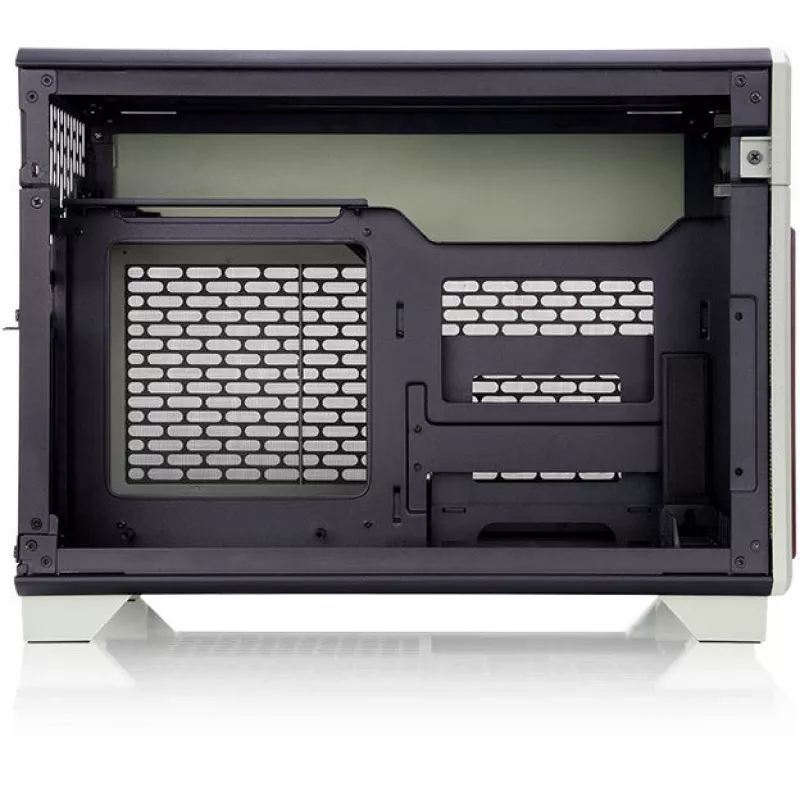 Mini korpus THERMALTAKE TR100 WS Matcha roheline kompaktne disain, mini-ITX/microATX tugi