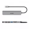 USB-C Hub Unitek 7in1 Alumiinium PD 100W 5 Gbps — multipordiadapter Power Delivery funktsiooniga