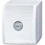 BUSCH JAEGER Tüüp F 2P+E 5 35 °C Valge IP44 250 V
