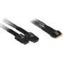 SAS-kaabel Inter-Tech 88885641 Must Kvaliteetne Andmeedastus