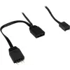 Universaalne vedelikjahutus Inter-Tech LC-120 RGB 12 cm Must