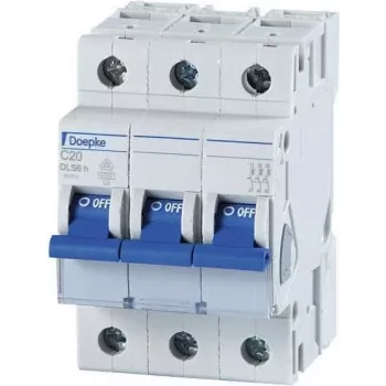 DOEPKE kaitselüliti C32A DLS-6H-C32-3-6-KA 6kA 3-kontaktiline 400V C-karakteristik DLS-6H-C32-3-6-KA (09914296)