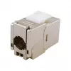 Shielded Cat.6A õhuke Keystone Jack, EQUIP 767223, Toolfree, RJ-45, lame, Silver, 8 pcs