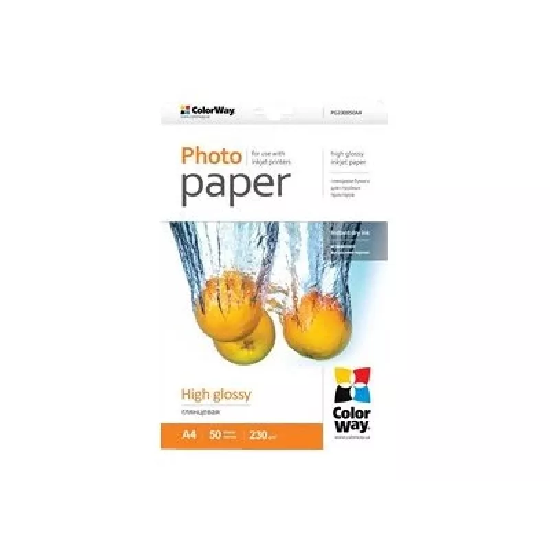 Fotopaber A4 ColorWay PG230050A4, 230 g/m², 50 lehte