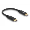 DeLOCK USB USB-C laadimiskaabel 15 cm PD 5 A E-Markeriga