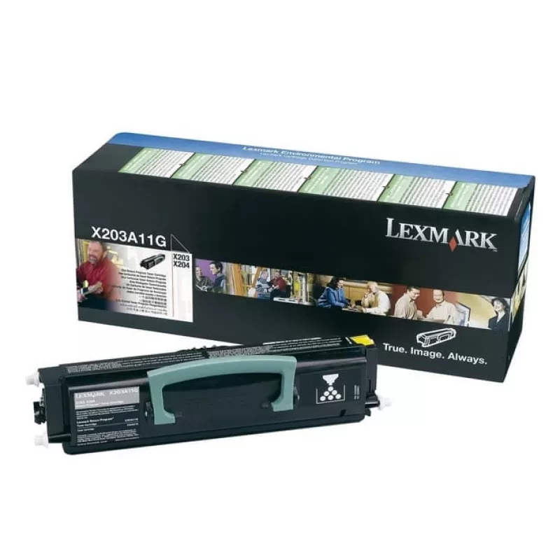 Lexmark Toner X203A11G - Must - Mahutavus: 2500 lehekülge (X203A11G)