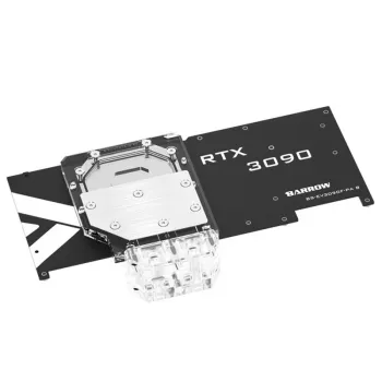 Tagumine plaat GPU-le Barrow Aktive Backplate RTX 3080/3090 FTW3 RGB Acryl (BS-EV3090F-PA B)