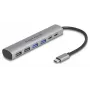 DeLOCK 64232 sülearvuti dokk juhtmega USB 3.2 Gen 1 Type-A USB-C hall
