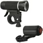 Jalgratta LED-tulede komplekt FISCHER ALU 30/15 Lux — ees 30 lx / taga 15 lx, alumiiniumkorpus, eluiga kuni 50 000 h