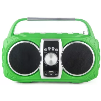 Raadiokell PRIME3 Prime3 APR71GR Neon — äratuskell FM-raadio ja LED-ekraaniga