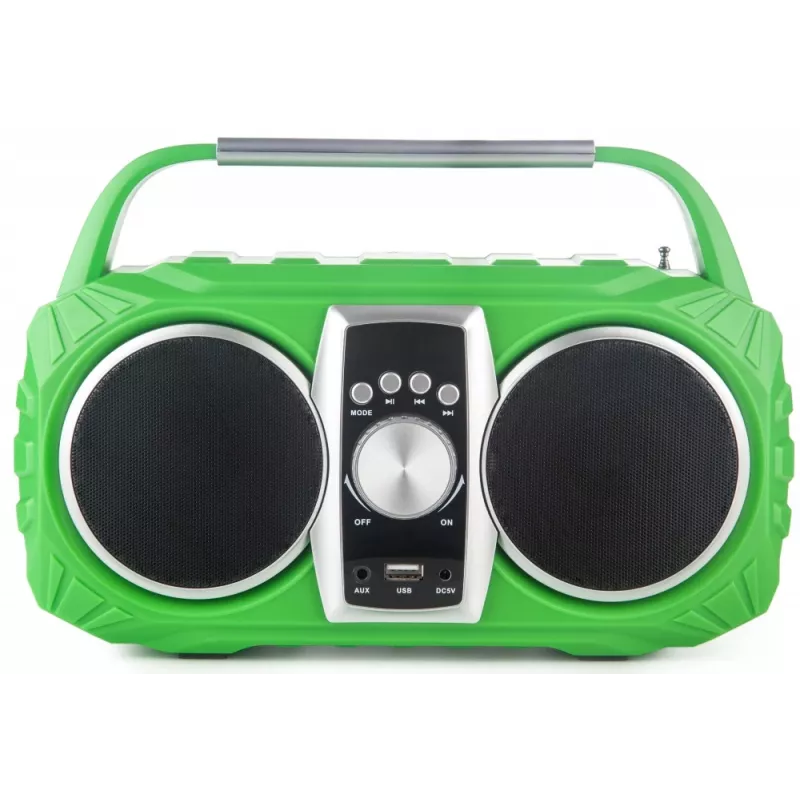 Raadiokell PRIME3 Prime3 APR71GR Neon — äratuskell FM-raadio ja LED-ekraaniga